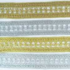 50mm Silver Gold Braid Gimp
