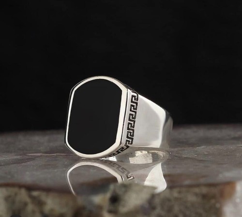 Handmade onyx silver - silver, pure