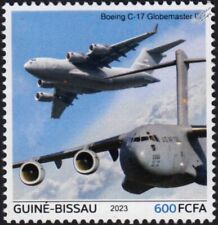 BOEING C-17 GLOBEMASTER II Transport Cargo Aircraft Stamp (2023 Guinea-Bissau)