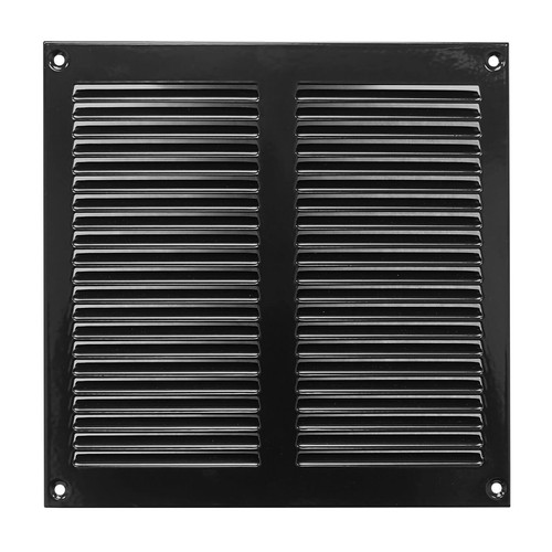 Black metal air vent - air, grille