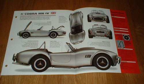 1985 shelby cobra - ac, iv