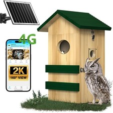 2K Owl Nesting Box Pine Wood
