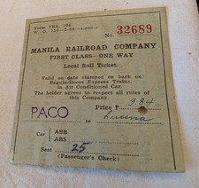1939  Manila Railroad Company