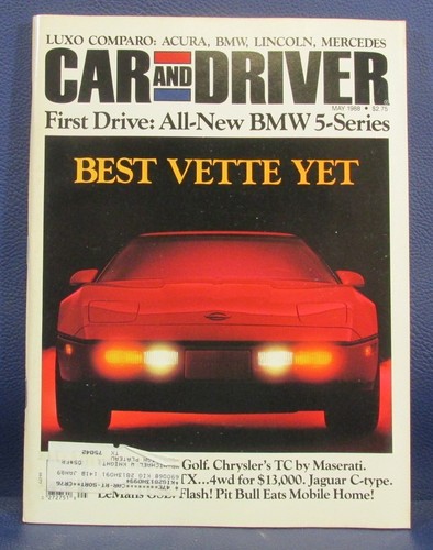 Car and driver magazine - and, may