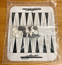** Vintage Queen Elizabeth 2 - Travel Backgammon Set - New & Sealed **