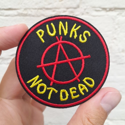 Punk sew iron on embroidered - sew,