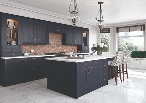Shaker indigo kitchen - indigo,