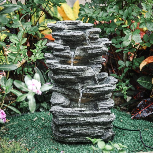 Outdoor fountains electric led - electric,