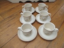M&S Harvest cups and saucers x