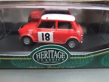 Heritage Classics BMC Mini Cooper S 1/43 Scale - various available BOXED