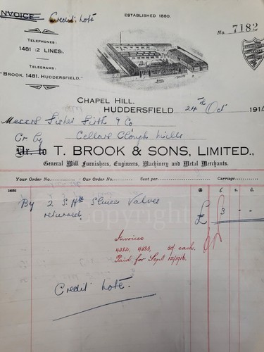 Vintage business invoices - vintage,