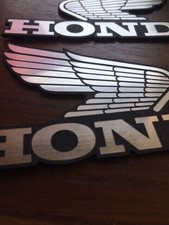 2 Tank Emblem Badges Honda