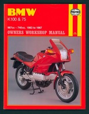 BMW K100 K75 (83-87) Haynes Work-Shop Manual K-series 100 75 C T S RT RS LT FV71