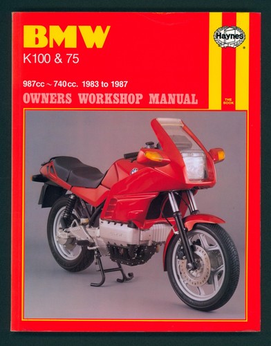 Bmw k100 k75 haynes - k75, (83-87)