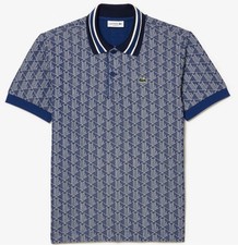 Lacoste Monogram Jacquard Polo