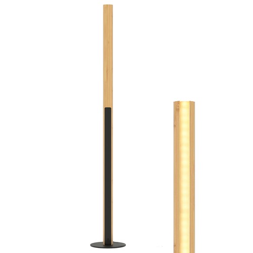 Led floor lamp - led, bamboo