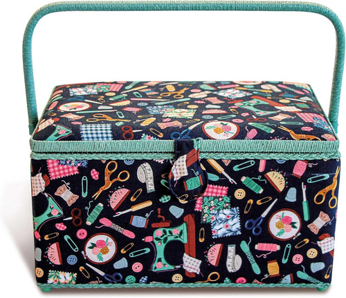 Sewing basket aqua notions - xl,