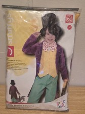 Smiffys Roald Dahl Willy Wonka Costume Size M, Age 7-9