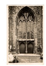 Kent. West Doorway, Lydd Church. R/P. Posted in 1910.