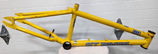 Vintage GT Fly bmx single speed frame yellow 20 inch wheels