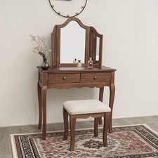 Wooden Dressing Table Mirror