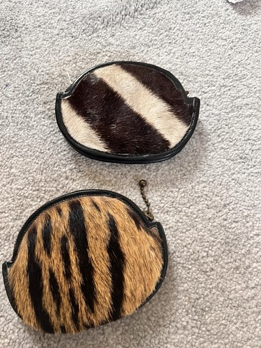 Tiger and zebra fur - fur, genuine