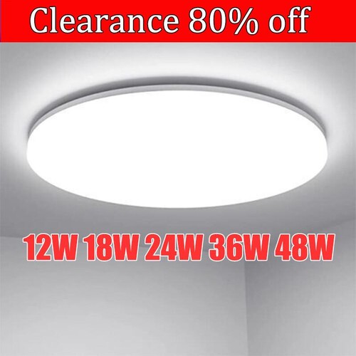 Led ceiling light round - light, panel