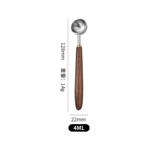 Wood handle scoop - handle, coffee