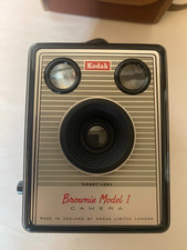 Authentic Kodak Brownie Model 1 Box Camera Original Carry Bag & Instructions VGC