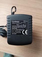 Goodmans type 12a adaptor 12v 200ma