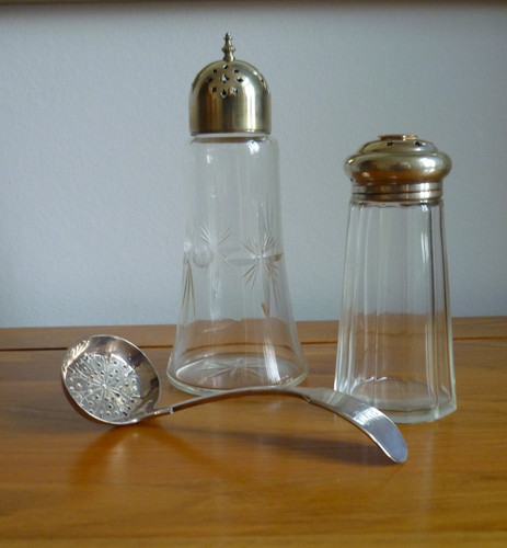 Antique silver plate glass - 2, &