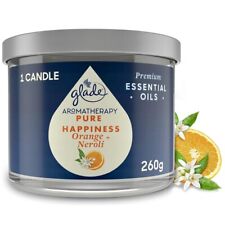 Glade Aromatherapy Candle Pure Happiness Orange And Neroli 260g 