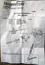 Spare part for Triumph Spitfire engine? & MG? TT1459 Jet Choke Conversion Kit