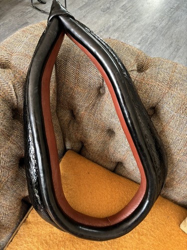 Patent leather show collar - patent,