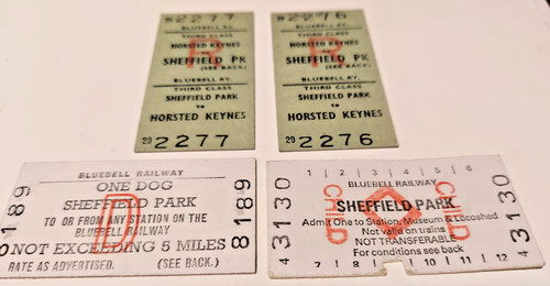 British used rail tickets - ., 4