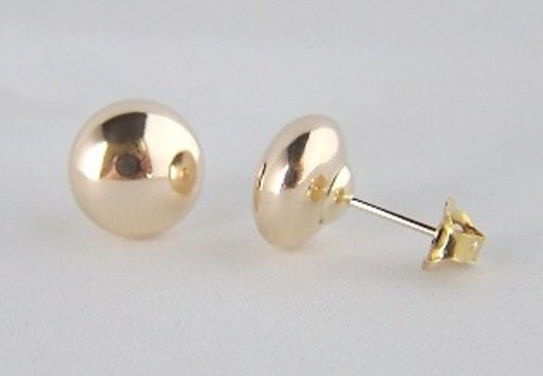 9ct gold 5mm - gold, studs