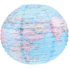 Paper Earth Lantern Globe