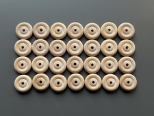 x28 25mm/1 inch Wooden Wheels
