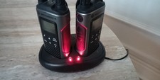 Motorola TLKR T80 Twin Pack Walkie Talkies with Charging Dock and Batteries