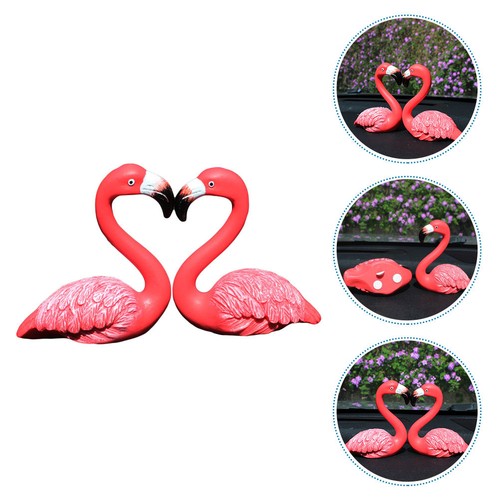 Resin garden flamingo - resin,