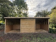24 x 12ft Field Shelter On Treated Timber Skids