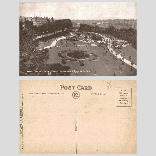 Vintage postcard harrogate - vintage,