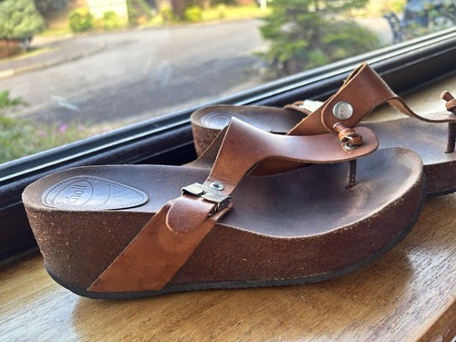 Scholl women brown leather - women’s,