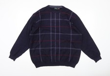 Wolsey Men's Blue Checked Wool