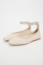 Zara Cream Ecru Ballerinas