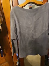 Polly Edwards Tenderness Suede Blouse  Size Medium Vintage  Top