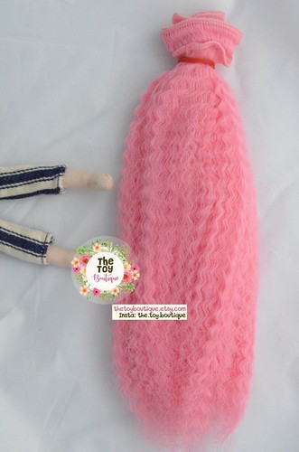 Synthetic doll hair - doll, wavy