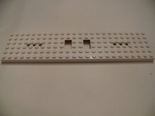 Lego 1 x White Baseplate / 1 x White Train Base 6 x 24 Set 7897