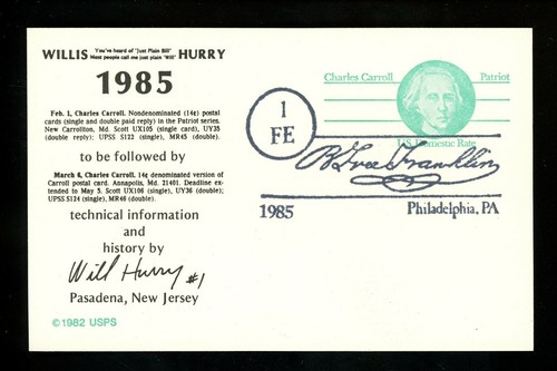 Fdc ux105 willis hurry - us, #ux105