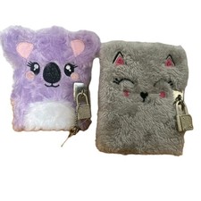 Plush purple grey cartoon - purple,